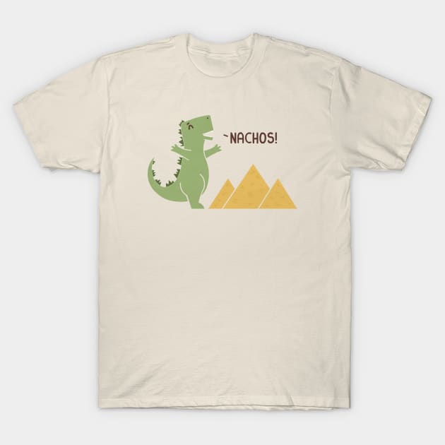 Nachos T-Shirt by HandsOffMyDinosaur